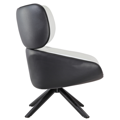 Modern Design Comfortable Living Room Tabano Armchair Swivel Chair in Leather